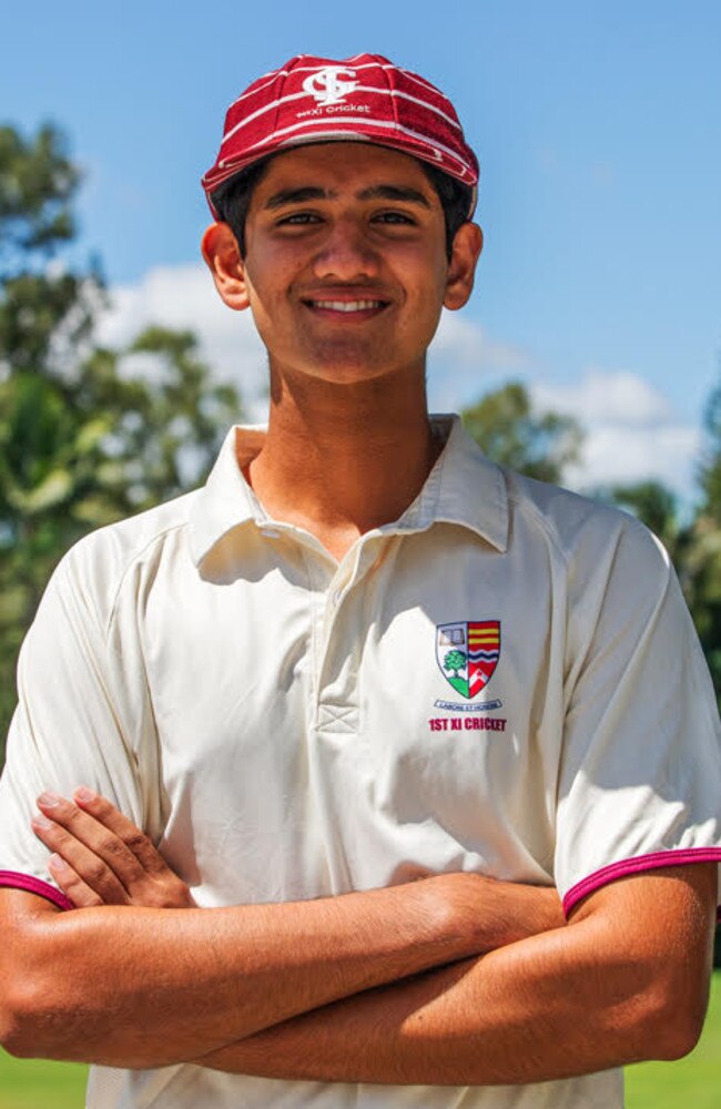 Sohaan Sharma of Wests and IGS will open for Queensland U17s.