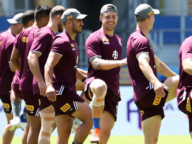 QLD State of Origin team training at Cbus Stadium.Cameron Munster.Picture: NIGEL HALLETT