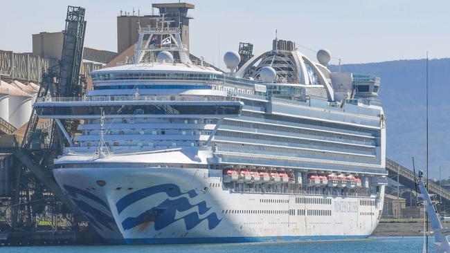 The Ruby Princess cruise ship was responsible for the biggest coronavirus outbreak in Australia. Picture: Simon Bullard