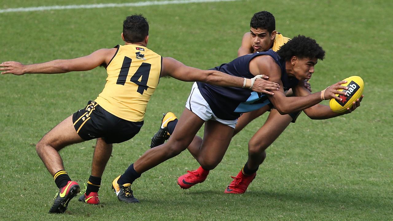 Isaac Quaynor is set to join Collingwood in the draft. Photo: Paul Kane/Getty Images.