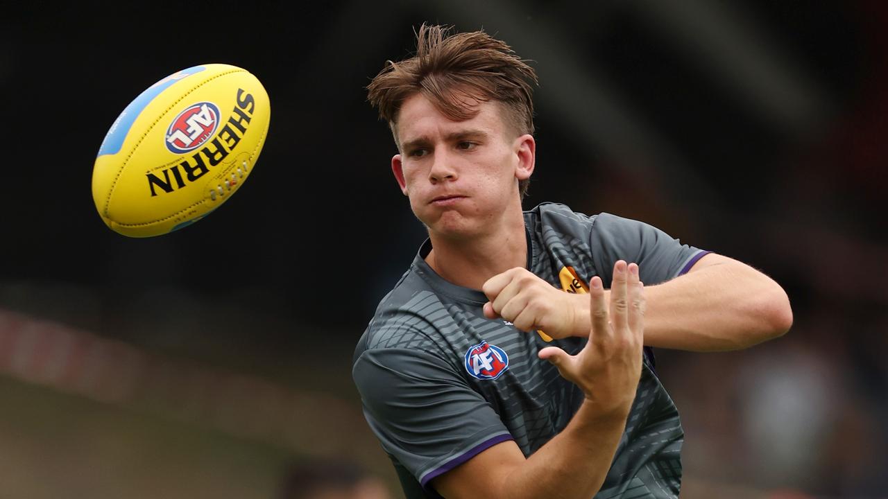 Caleb Serong has the highest average score in SuperCoach. Picture: Will Russell/Getty Images