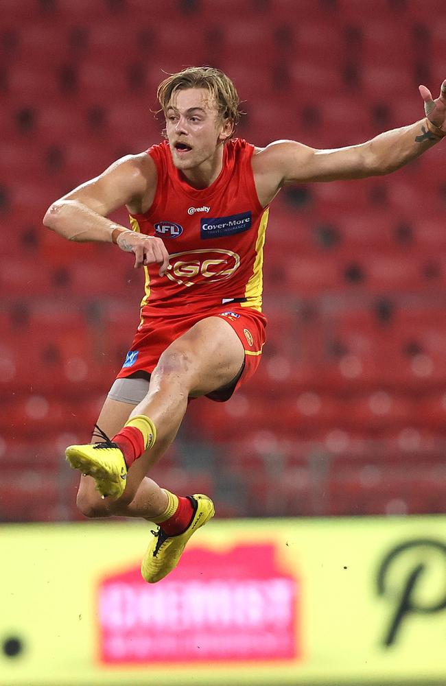 Greenwood leads the competition in tackles and ground ball gets and is third for contested possession after seven games. Picture: Phil Hillyard.