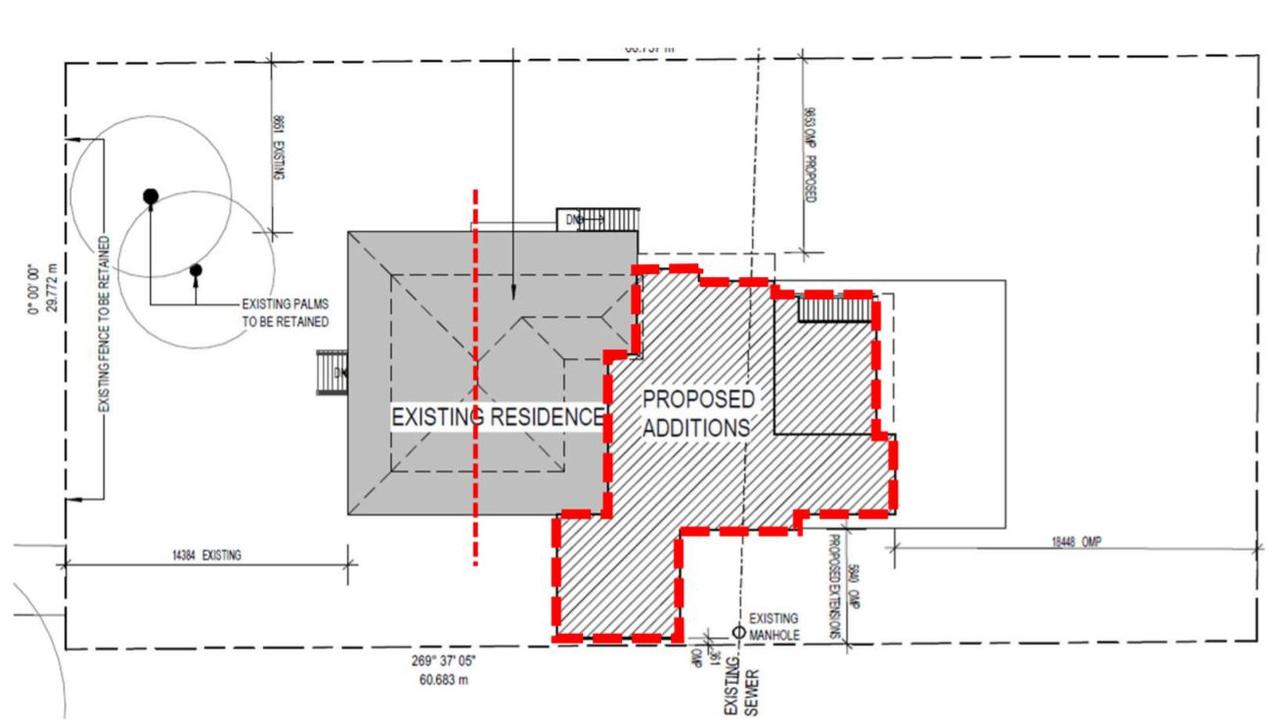 Proposed extensions to historical property Rosendale, on Ramsay St in South Toowoomba.