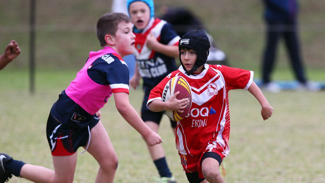 Kids won’t play in grand finals until the under 13s. AAP Image/Sue Graham)