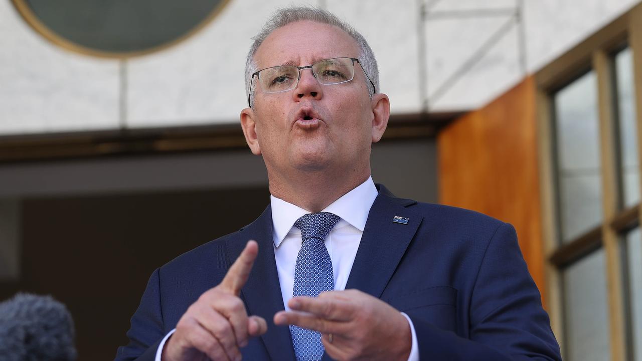 Scott Morrison has fired back at Tennis Australia. Picture: NCA NewsWire / Gary Ramage