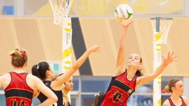 Young netballer Chloe Peacock has impressed home and away in 2023. Picture: Supplied