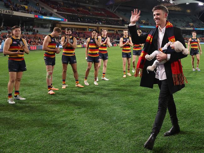 Paul Seedsman after officially retiring last year. Picture: Sarah Reed/AFL Photos