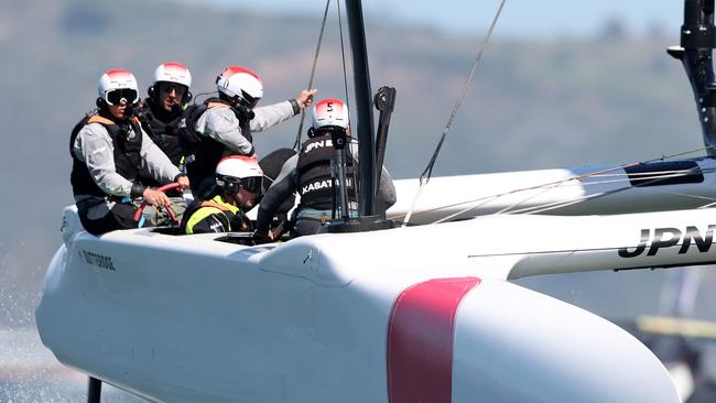 The Japanese team in SailGP is headed by Australian Nathan Outteridge.