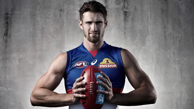 Western Bulldogs skipper Easton Wood at the Whitten Oval. . Pic: Michael Klein