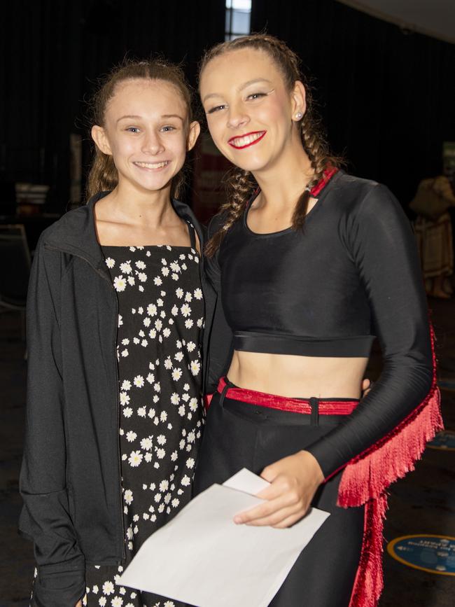 Demi Minns and Rori Paganoni from Leisa Payne School of Dance at the 74th Annual Mackay Eisteddfod.Picture: Michaela Harlow