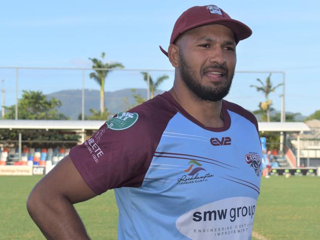 Centre Jonus Pearson is back to bolster the CQ Capras in the Hostplus Cup this season.