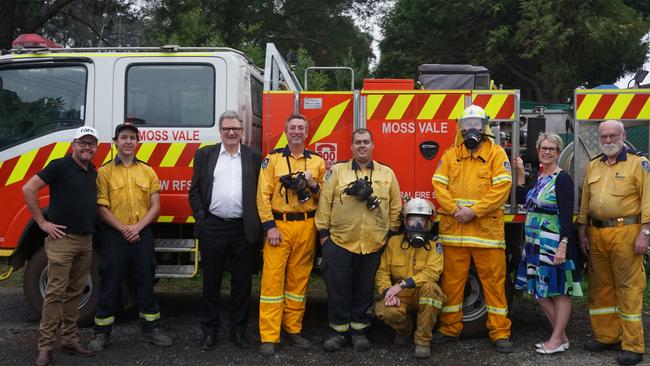 Kate Vines from Rare Cancers is raising funds for better masks for volunteer firefighters. Picture supplied.