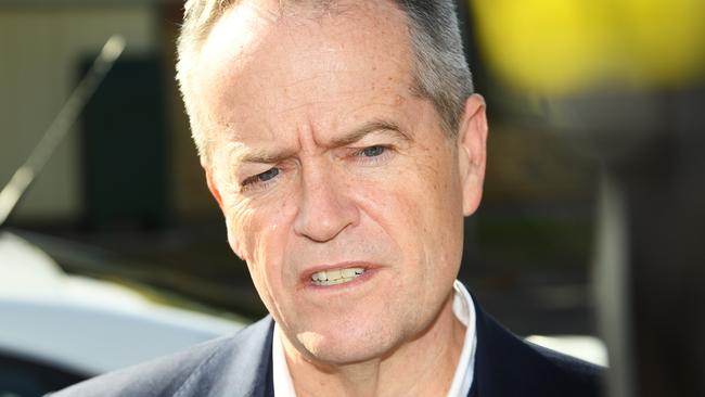 Bill Shorten last Sunday after Labor’s electoral defeat. Picture: AAP