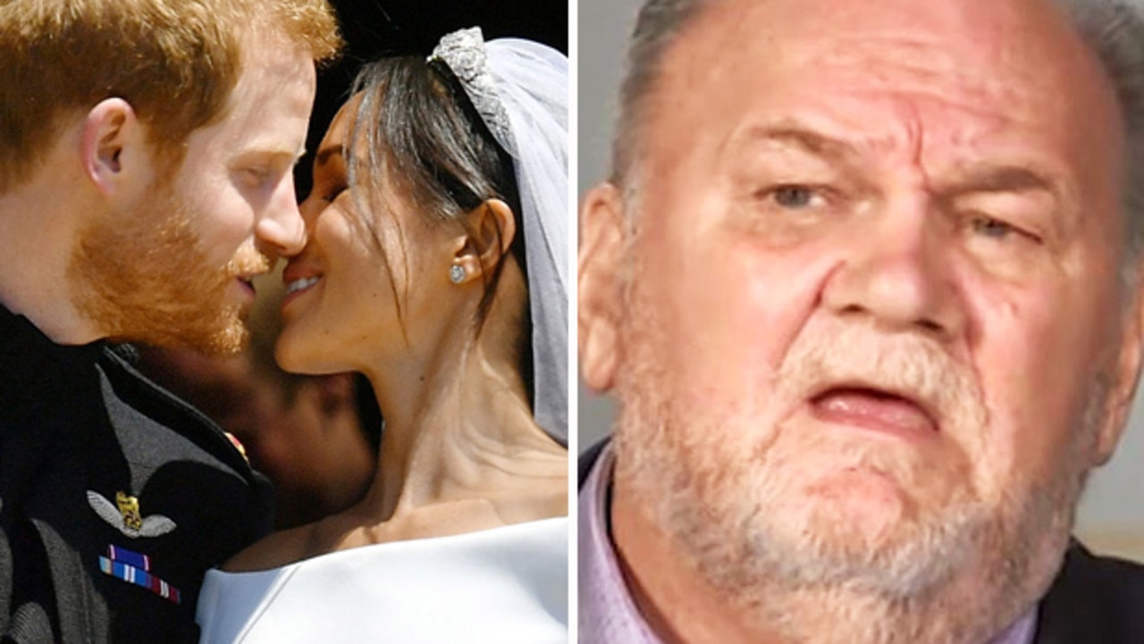 Thomas Markle gave his first interview since Meghan and Harry's wedding to IT's Good Morning Britain. Picture: Getty; ITV