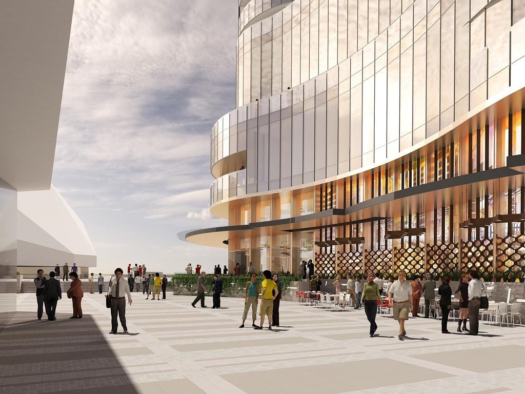 New designs for the proposed redevelopment of the Adelaide Casino have been released. Picture: SkyCity