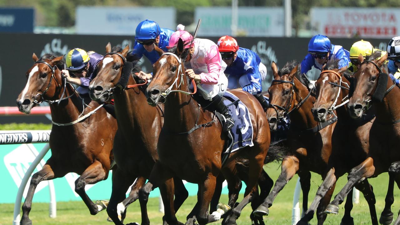 From a last placing in a Canberra maiden on debut, Hope In Your Heart is a leading chance in the Group 1 Coolmore Classic. Picture: Jeremy Ng-Getty Images