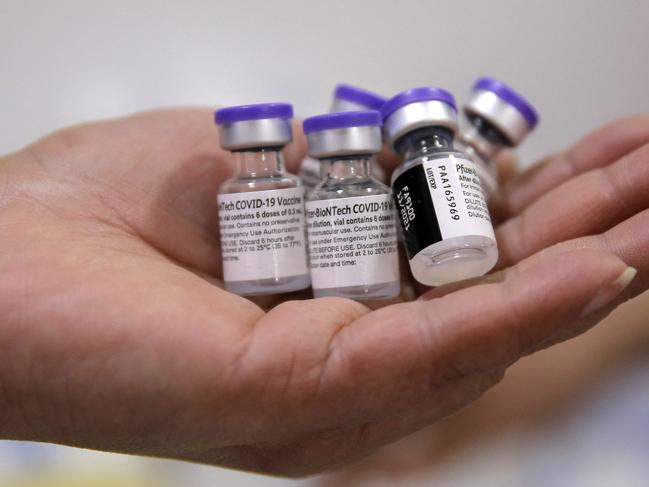 At least one million Covid vaccines have gone to waste since December. Picture: AFP