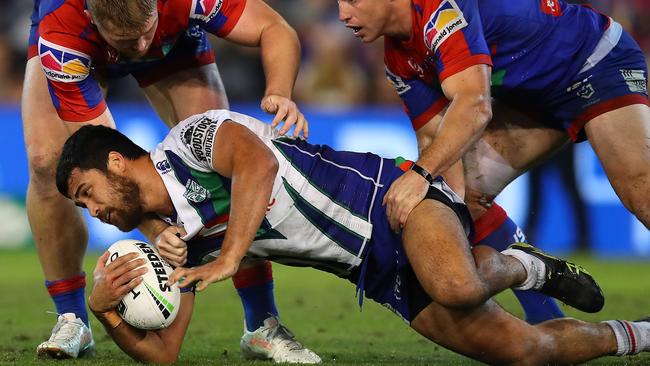 Hiku’s head knock shows how referees must be careful. Image: Tony Feder/Getty Images)