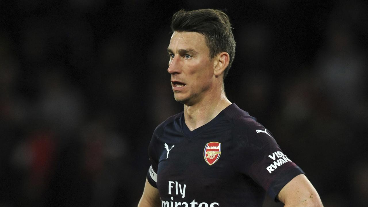 Arsenal captain Laurent Koscielny is in a stand-off with the club hierarchy. (AP Photo/Rui Vieira)