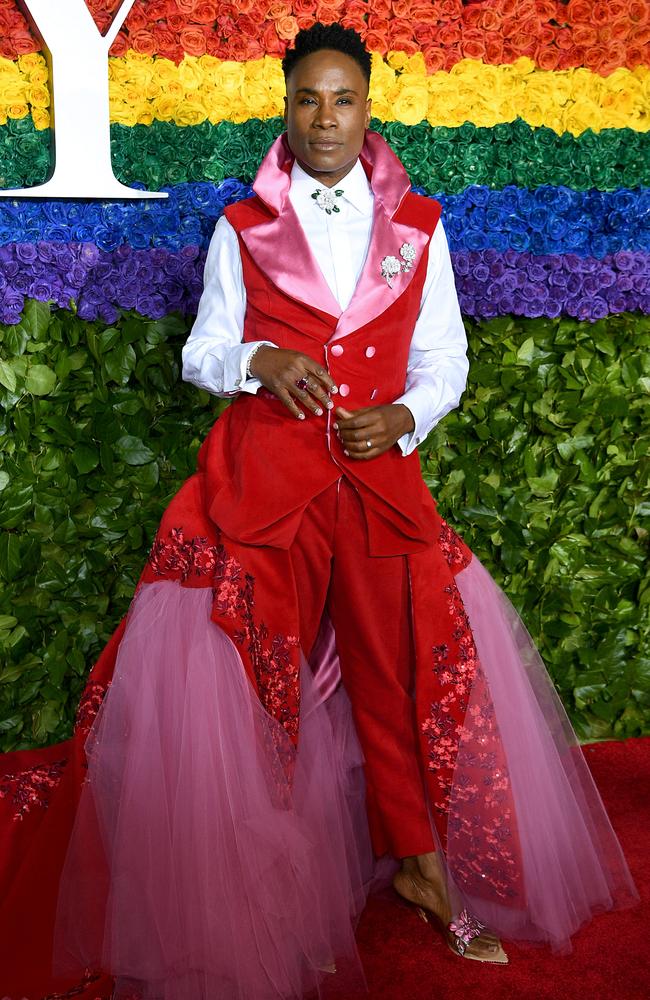 He came to slay … Billy Porter is favourite to win the best lead actor in a drama for his dazzling performance in Pose. Picture: Dimitrios Kambouris/Getty Images