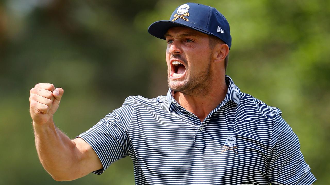 Bryson DeChambeau is in the hunt. Alex Slitz/Getty Images/AFP