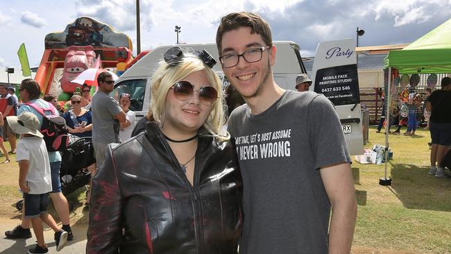 L-R Brianna North and Chris Houlahan at CapriCon.Photo Liam Fahey / Morning Bulletin