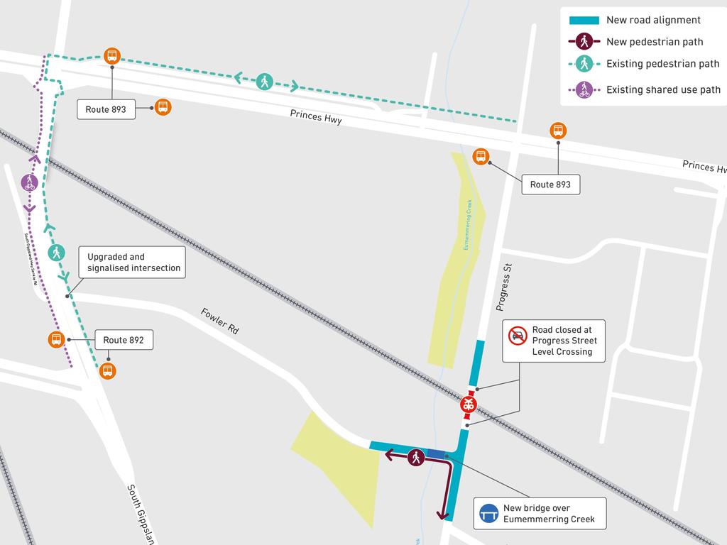 Dandenong business lobby against Progress St level crossing removal ...