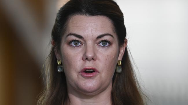 Sarah Hanson-Young slammed Mr Johns over his comments. Picture: NCA NewsWire / Martin Ollman