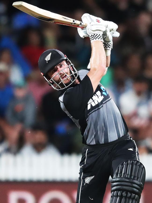 He might be the sport’s Mr Nice Guy, but Kiwi leader Kane Williamson is also one of the world’s best batsmen. Picture: AFP