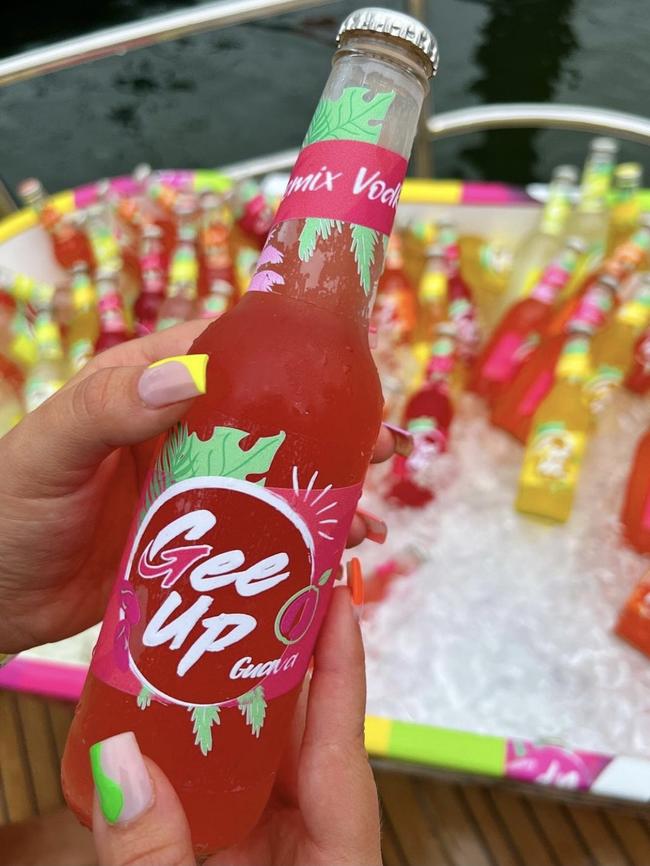 Influence Troy Candy has launched a new alcoholic beverage GeeUp. Picture: supplied