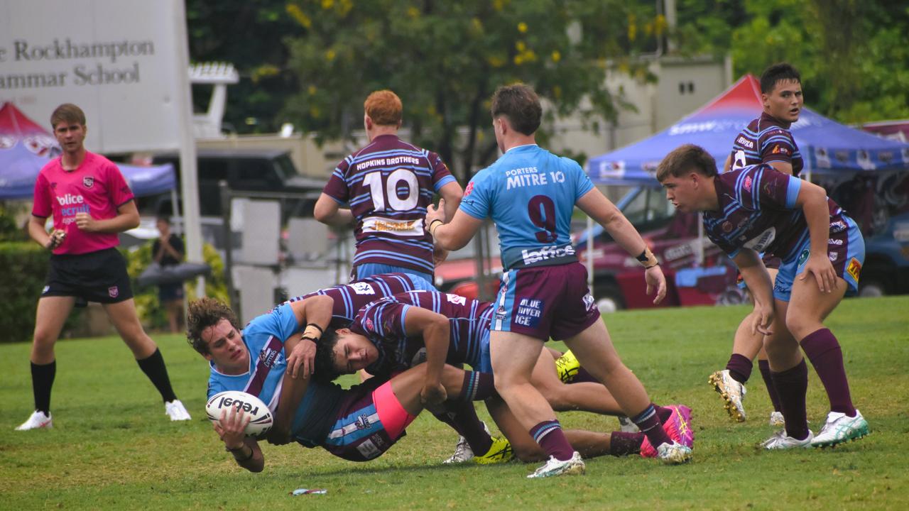 Under-17 boys pre-season trial, CQ Capras versus Mackay Cutters at Rugby Park, Rockhampton, on February 1, 2025.