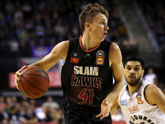 Emmett Naar had his best game in the NBL. Picture: Getty Images