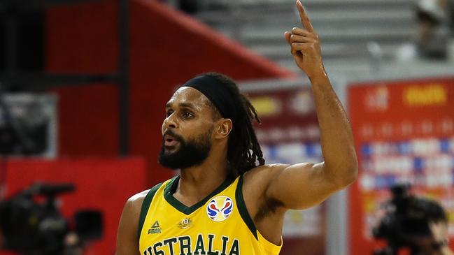 Patty Mills was everywhere for Ausralia in their win over the Czech Republic. Picture: Getty Images