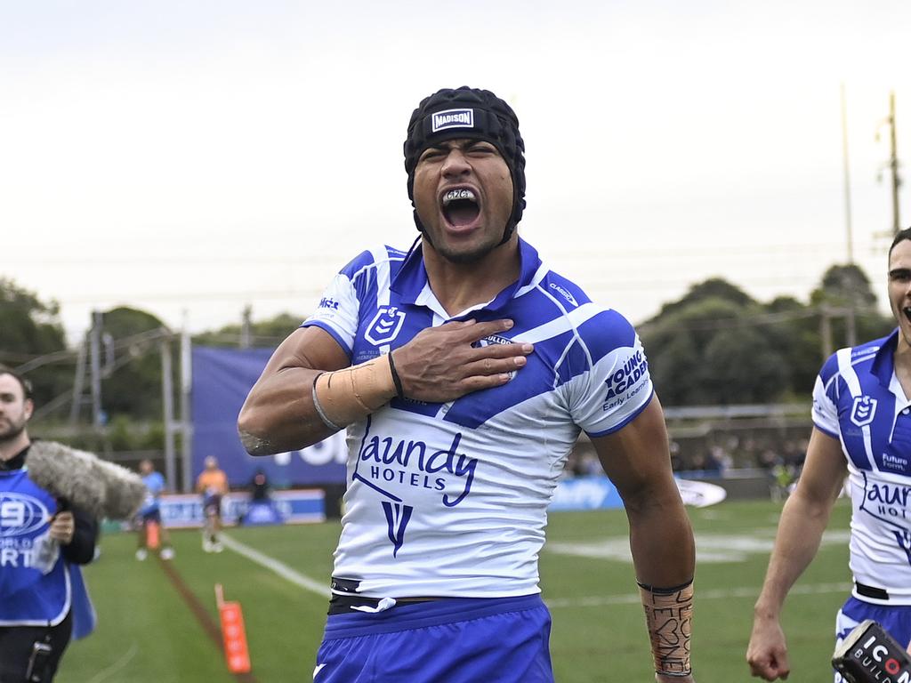 The Bulldogs are set to reach a $10 million milestone, with a historic sponsoship total. Picture: NRL Photos