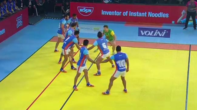 Australia’s Campbell Brown at the 2016 Kabaddi World Cup.