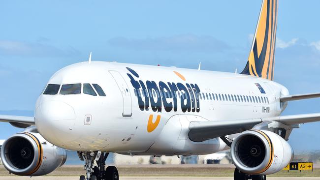 Tigerair Australia plane. Picture: Shae Beplate.