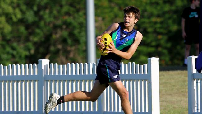 AIC AFL seniors match between Ambrose Treacy College and St Peters Lutheran College Picture David Clark