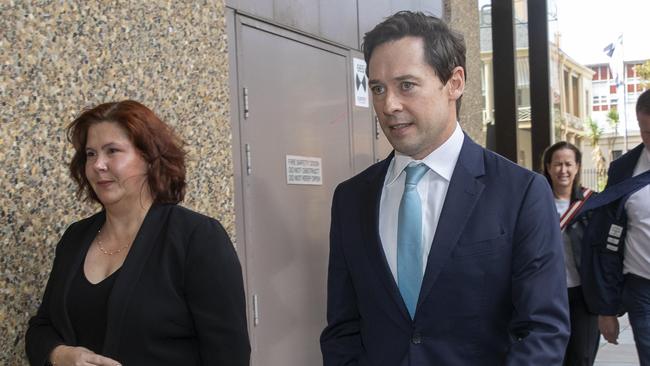 Nick McKenzie leaves the Federal Court in Sydney. Picture: Christian Gilles / NewsWire