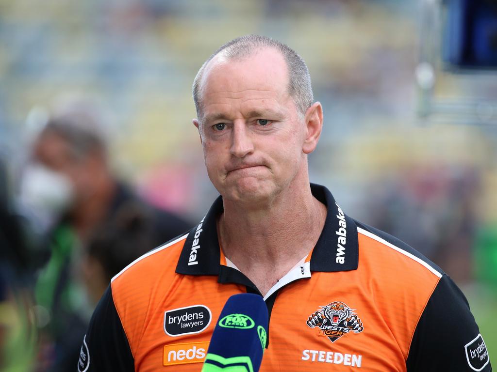 Michael Maguire is facing the sack the Tigers. (Photo: NRL Images)