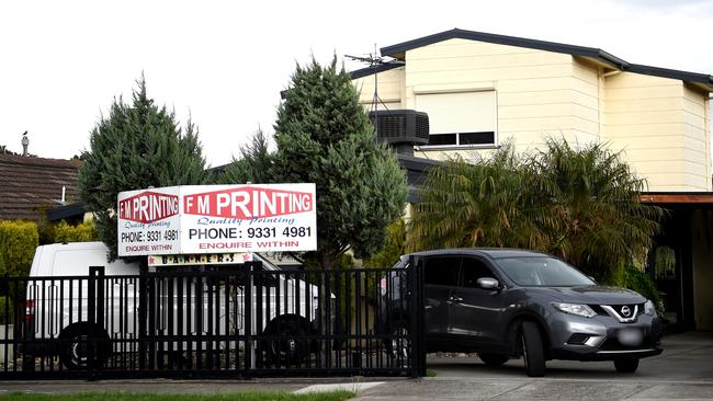 IBAC officers examined F &amp; M printing in Keilor East in connection to the alleged Labor printing budget rort. Picture: Nicole Garmston