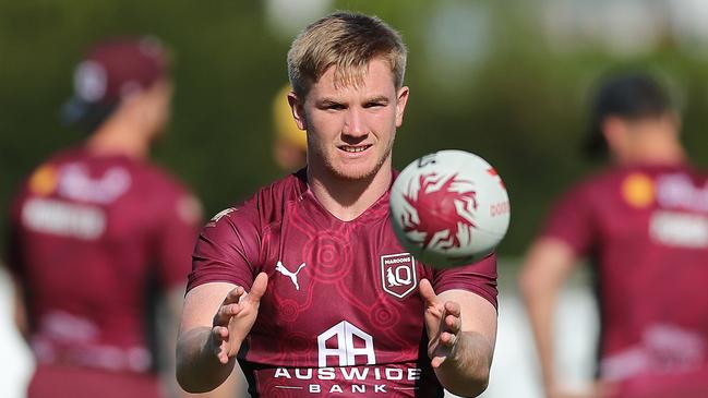 Tom Dearden will make his Origin debut for the Maroons in Game III. Picture: Will Russell/Getty Images