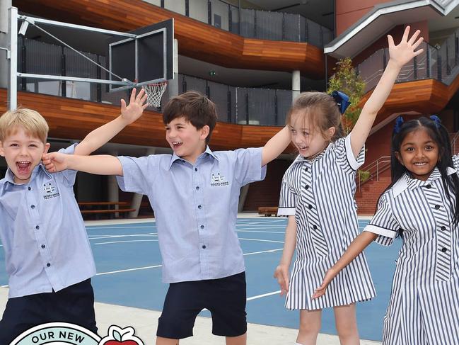 Docklands Primary School welcomes students as the school opens after years of planning