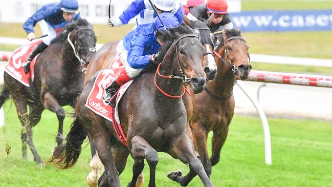 Promising Godolphin filly Thames can improve on an unlucky first-up run at Wednesday's Sandow Hillside meeting. Picture: Racing Photos via Getty Images