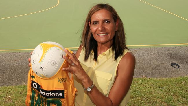 Sharon Finnan-White at Cairns Netball in 2016. Finnan-White made her debut for the Australia Diamonds in 1990 and was just the second Indigenous player to do so at the time. PICTURE: JUSTIN BRIERTY