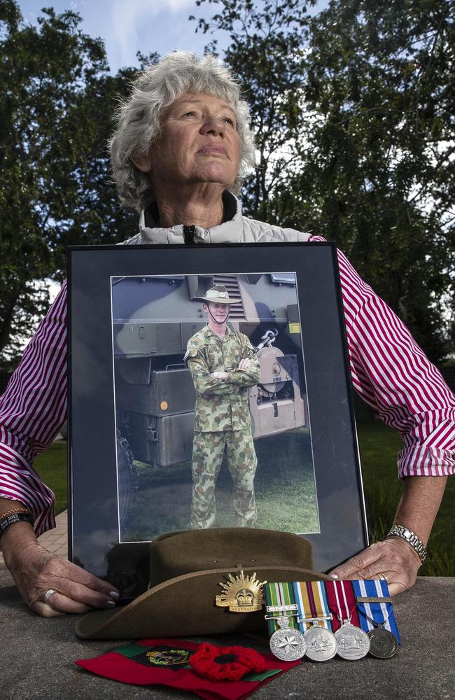 Janny Poate doesn’t do Remembrance Day services. Instead, she lends an ear to those comrades who have come home broken. Picture Gary Ramage