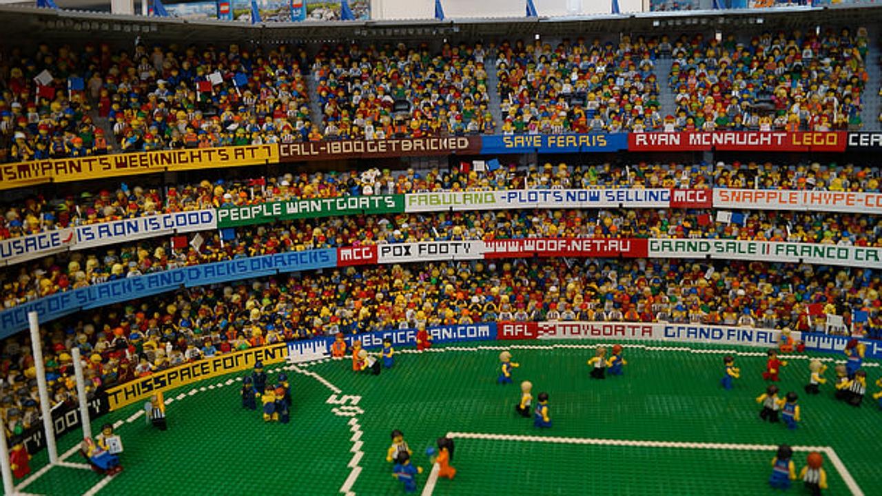 Lego MCG on display at Myer features more than 5000 mini figurines