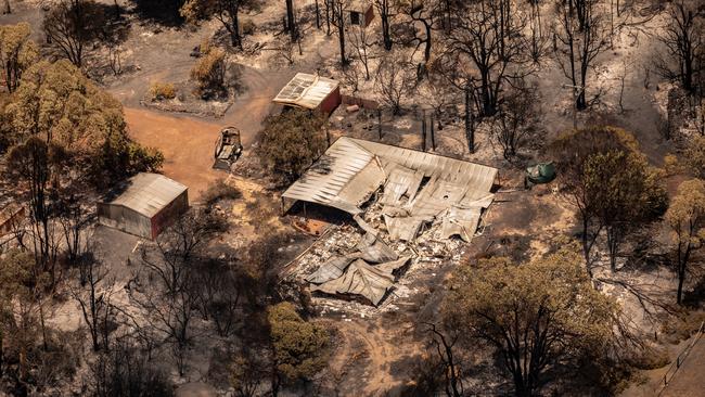 An increased risk of bushfire could lead to homes being destroyed.. NCA NewsWire / Tony McDonough