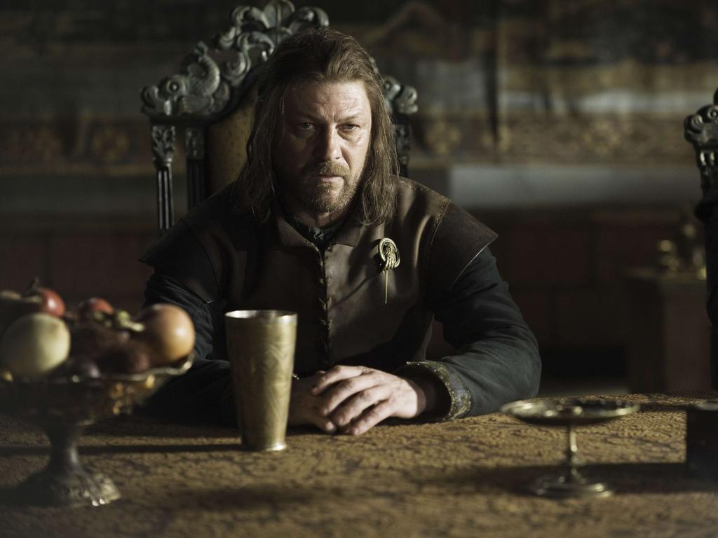 Sean Bean As Ned Stark.