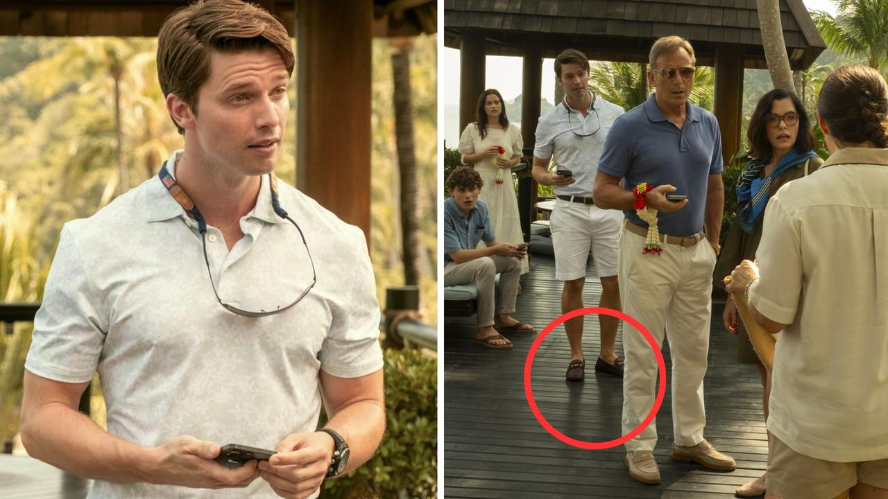 Loafers and slides are making a comeback thanks to shows like The White Lotus. Picture: HBO