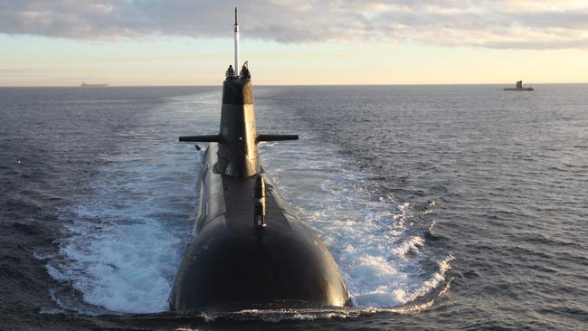 Controversial ... Royal Australian Navy (RAN) Collins Class submarine HMAS Waller. Picture: Supplied